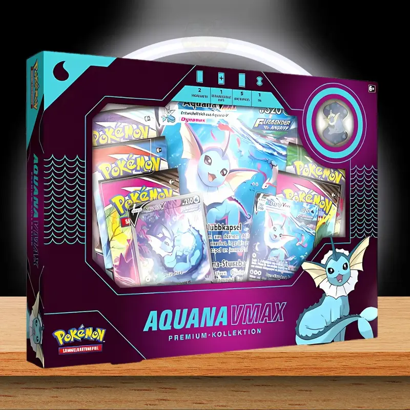 Pokémon Aquana VMAX Premium Kollektion EU- Version (DE)
