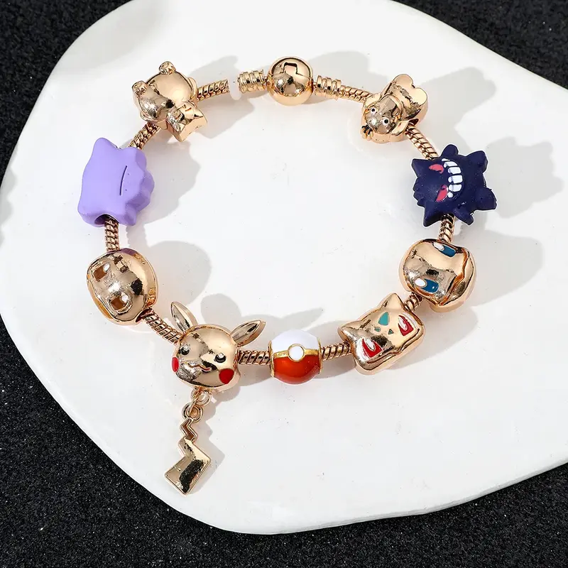 Pokemon Armband mit Pokemon Figuren als Anhänger