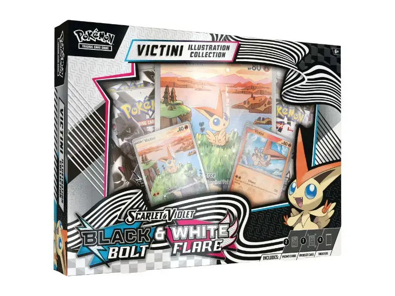 Pokemon Black Bolt & White Flare Illustration Collection Box - EN