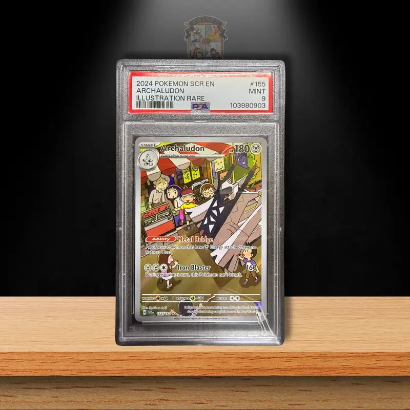 Pokémon Briduradon (SCR 155) PSA 9 (ENG)