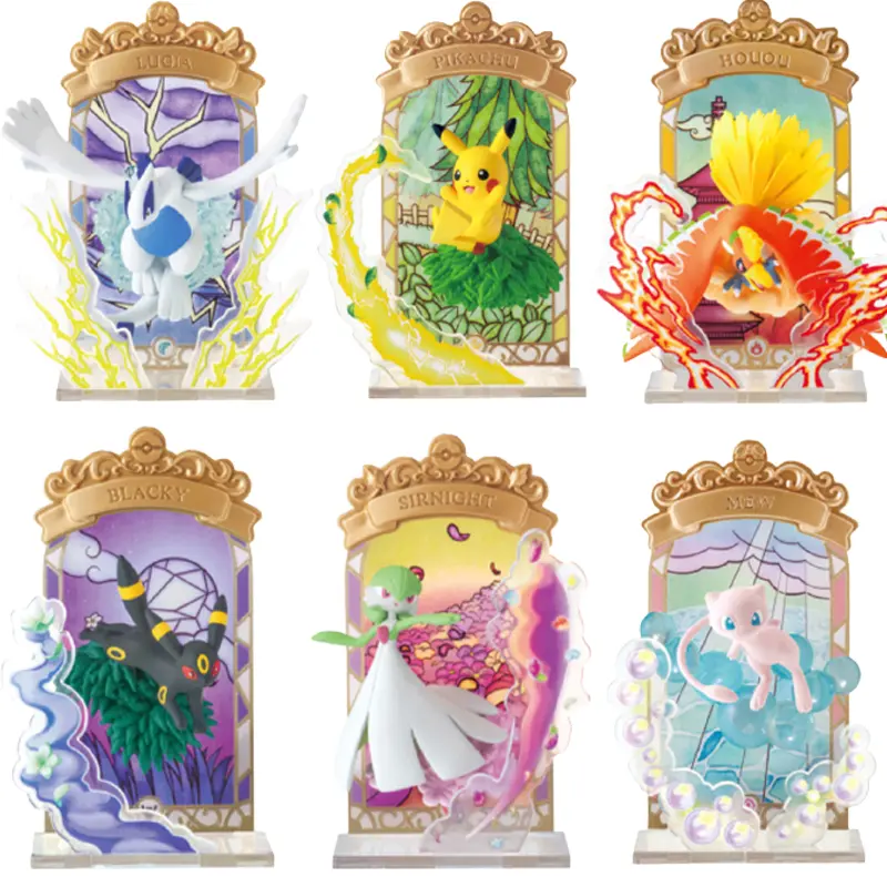 Pokémon Buntglas Kollektion Sammelfiguren