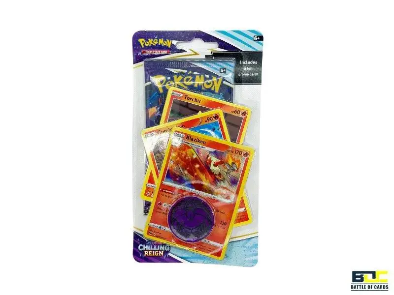 Pokemon Chilling Reign Premium Checklane Blister (Blaziken) - EN