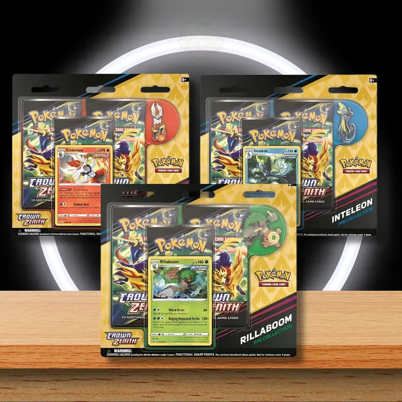 Pokémon Crown Zenith Pin Collection 3-Pack Blister (ENG)