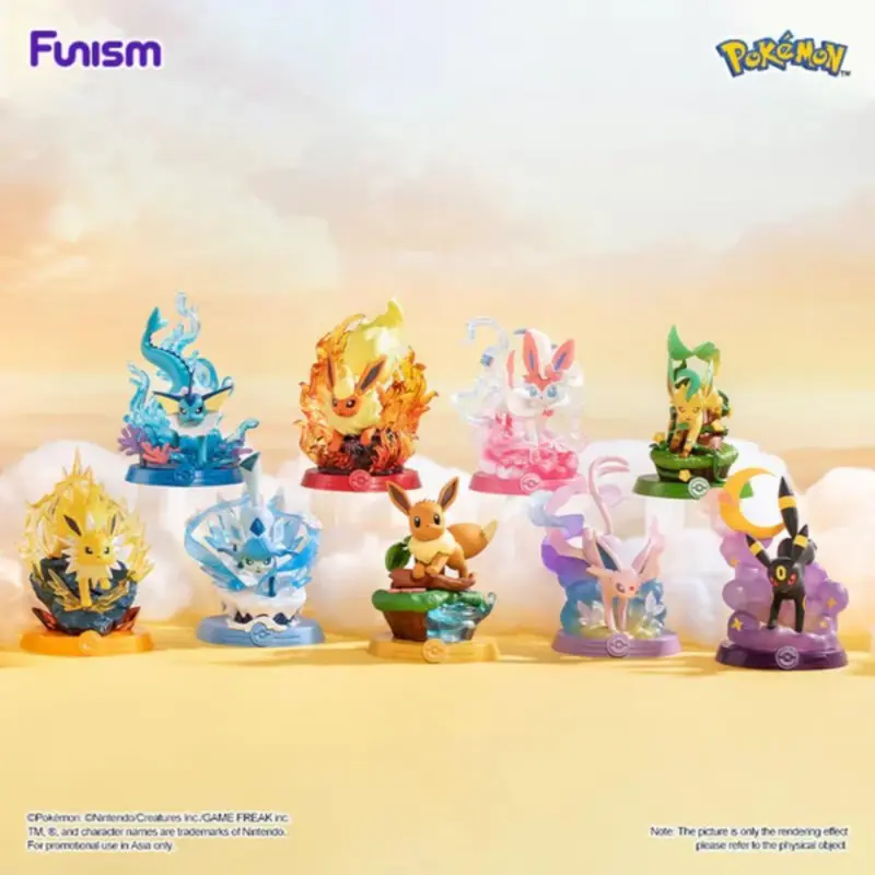 Pokémon Eeveelution Blind Box – 1 von 9, zufällig