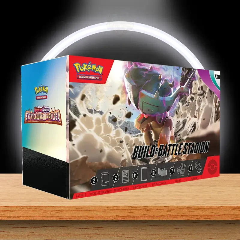 Pokémon Entwicklungen in Paldea Stadion Box (DE)