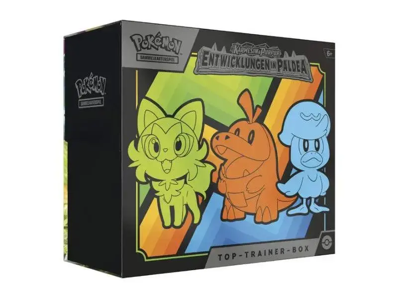 Pokémon Entwicklungen in Paldea Top Trainer Box - DE
