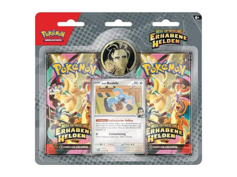 Pokemon Erhabene Helden 2-Pack Blister (Aokis Koalelu) - DE
