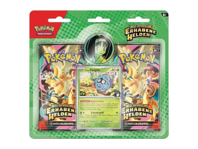 Pokemon Erhabene Helden 2-Pack Blister (Erikas Tangela) - DE