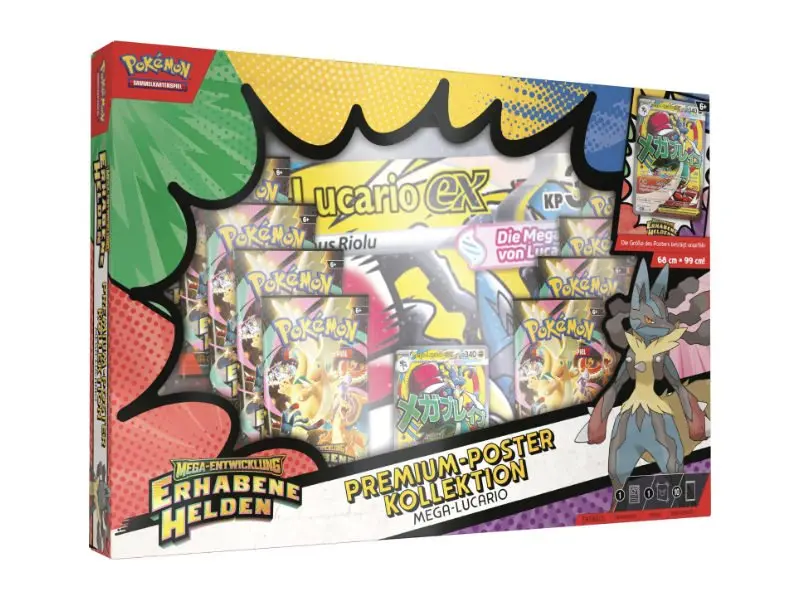 Pokemon Erhabene Helden Premium Poster Kollektion Box (Lucario) - DE