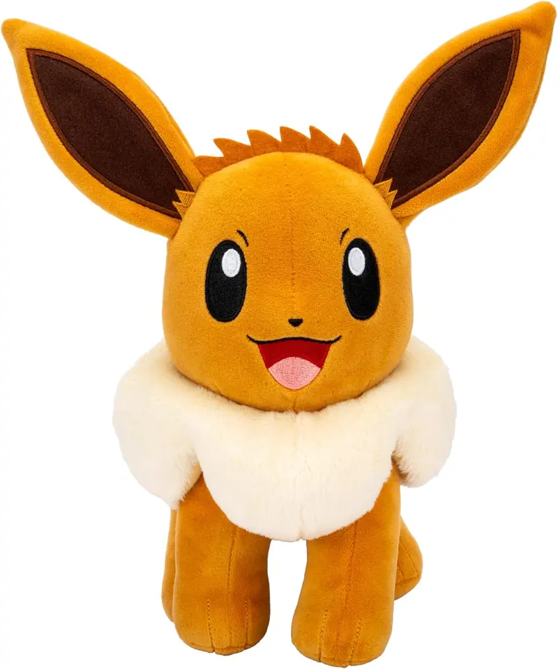Pokémon Evoli Plüsch 30 cm – offiziell lizenziert Jazwares