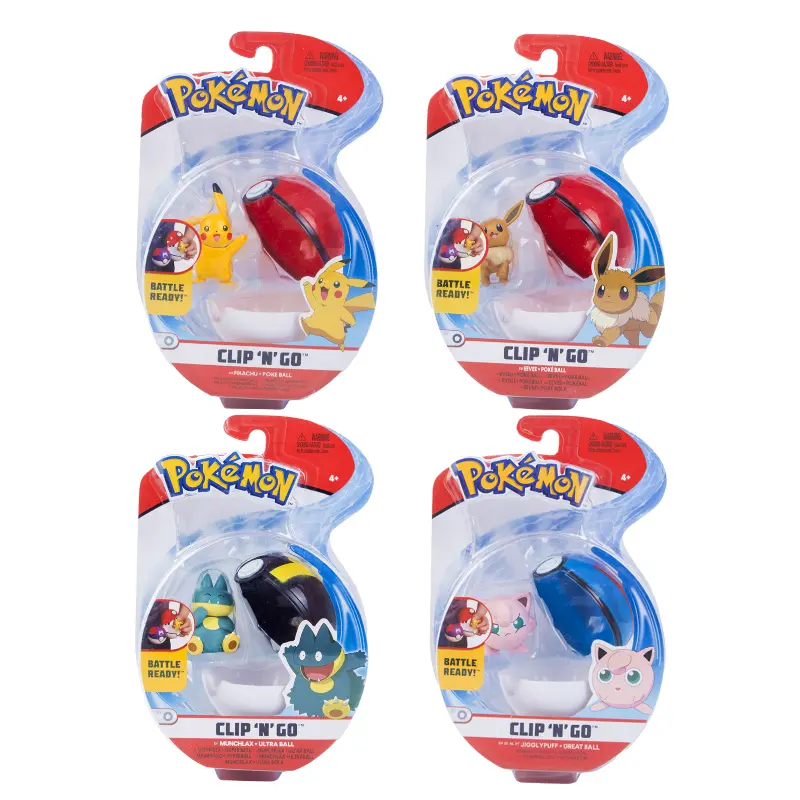 Pokémon Figur mit Pokeball Clip n Go Spielzeug