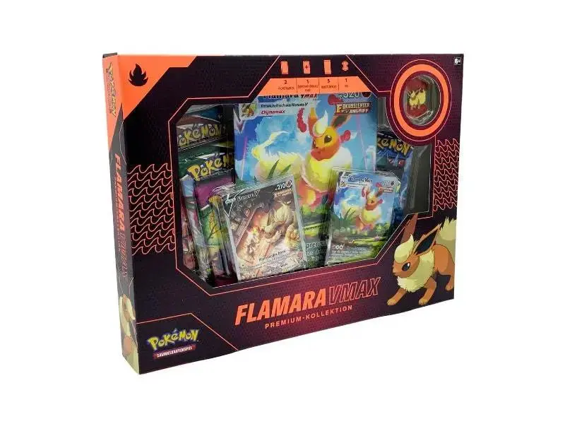 Pokémon Flamara VMax Premium Kollektion Box - DE