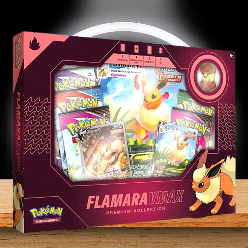 Pokémon Flamara VMAX Premium Kollektion EU- Version (DE)