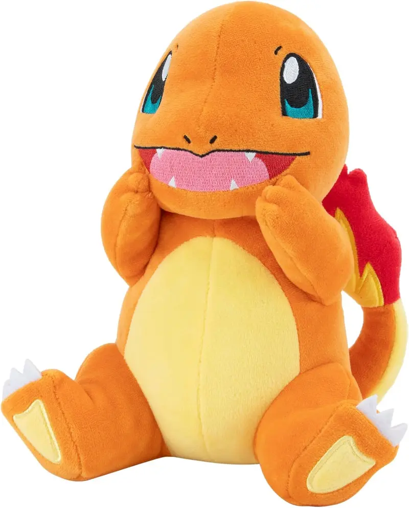 Pokémon Glumanda Plüsch 20 cm – offiziell lizenziert Jazwares
