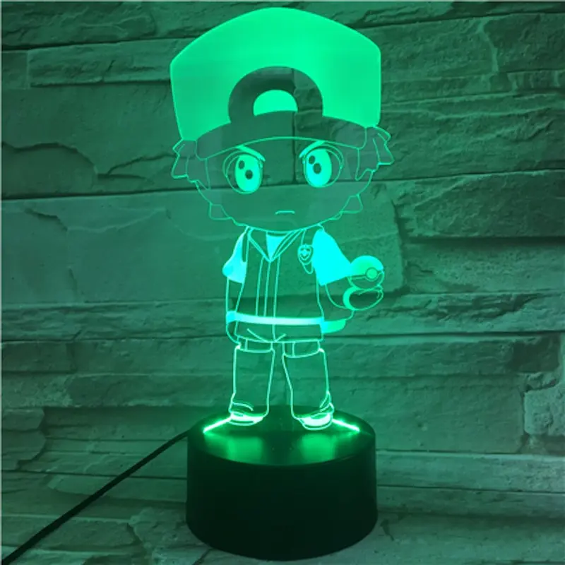 Pokemon Go Snorlax, Ash Ketchum u. a. Lampe mit Farbwechsel (7 / 16 Farben)