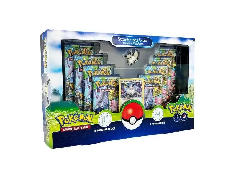 Pokémon GO Strahlendes Evoli Premium Kollektion Box - DE