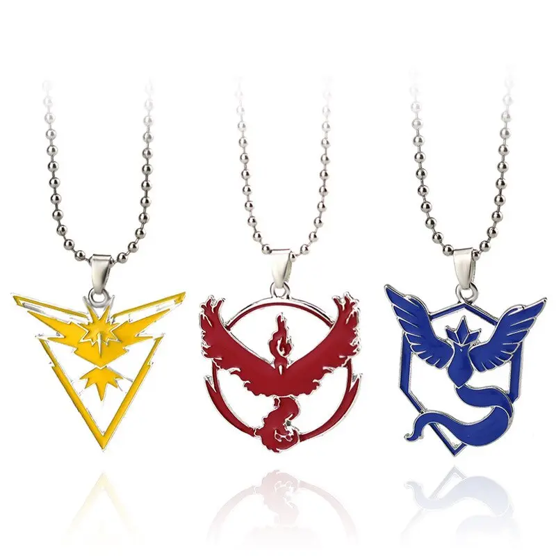 Pokemon Go Team Instinct, Valor, Mystic Halskette Schmuck