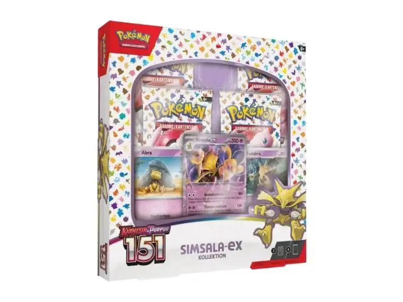 Pokémon Karmesin & Purpur 151 Simsala ex Kollektion Box - DE