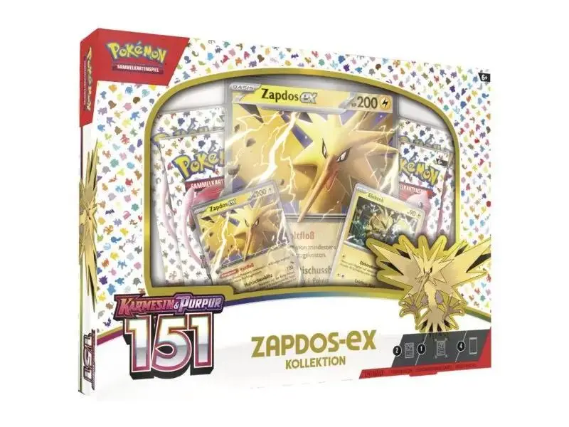 Pokémon Karmesin & Purpur 151 Zapdos ex Kollektion Box - DE