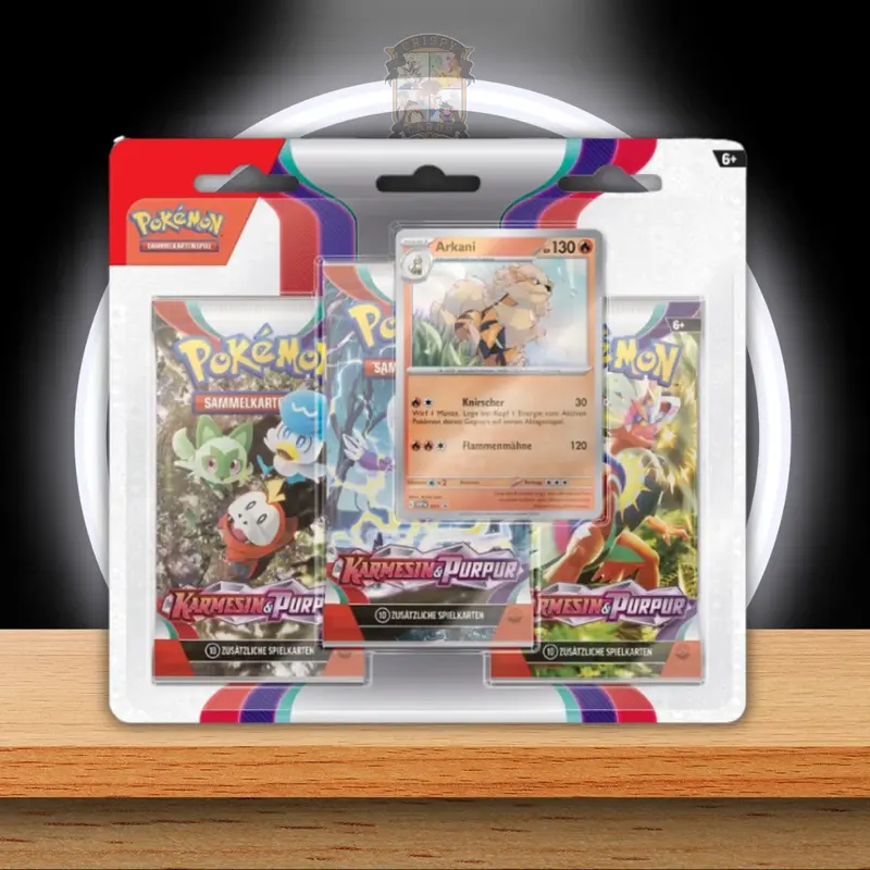 Pokémon Karmesin & Purpur 3-Pack Blister (DE)