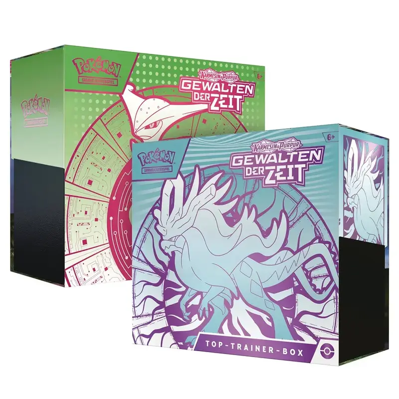 Pokémon - Karmesin & Purpur - Gewalten der Zeit - Top Trainer Box - DE
