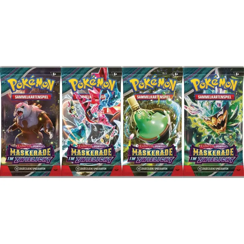 Pokémon - Karmesin & Purpur - Maskerade im Zwielicht  - Booster - DE