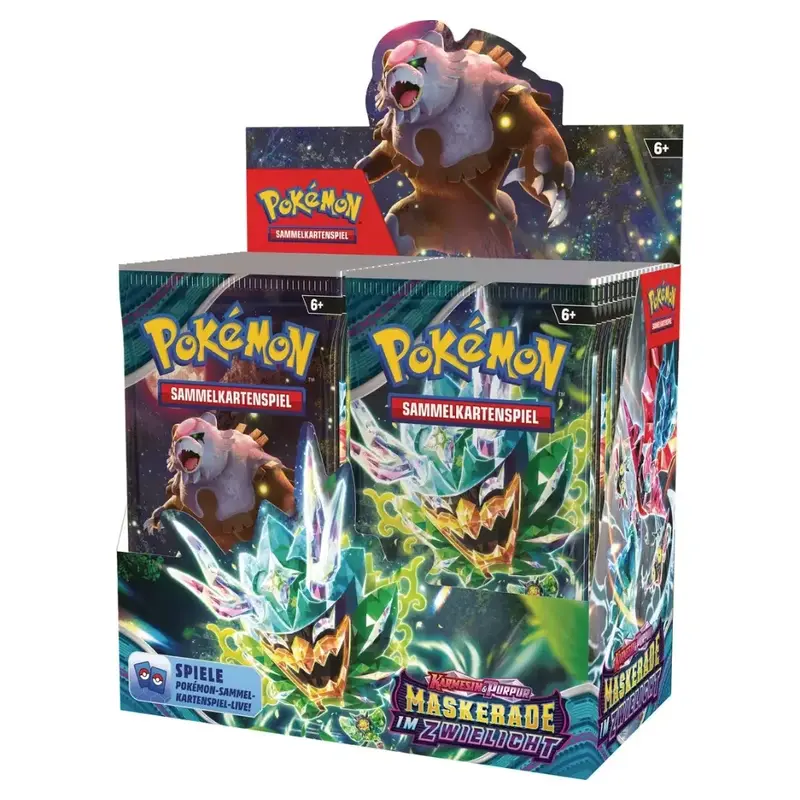 Pokémon - Karmesin & Purpur - Maskerade im Zwielicht  - Display - DE