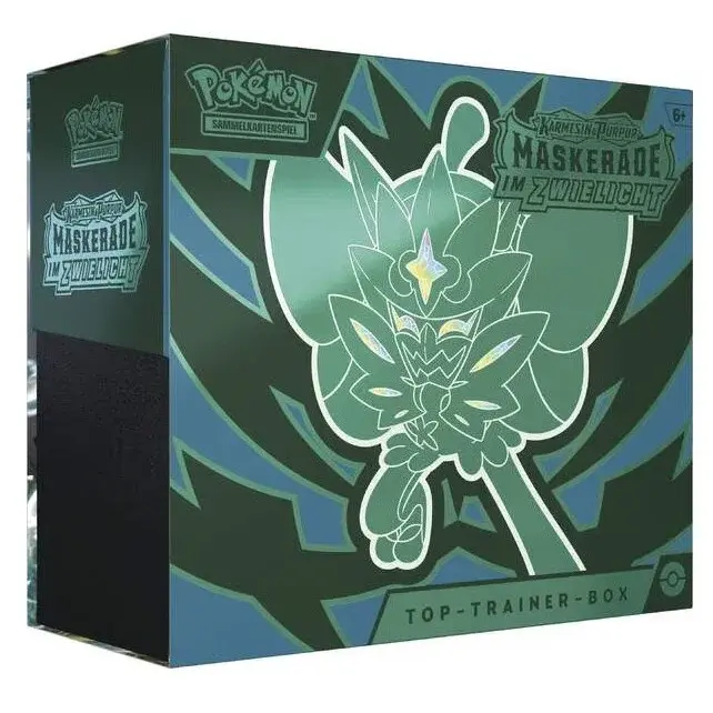 Pokémon - Karmesin & Purpur - Maskerade im Zwielicht  - Top-Trainer-Box - DE