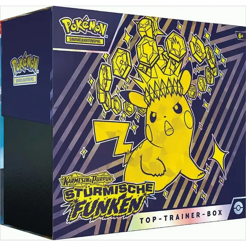 Pokémon - Karmesin & Purpur - Stürmische Funken - Top-Trainer-Box - DE
