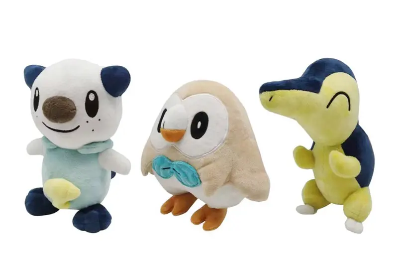 Pokemon Legenden Arceus Starter Pokemon (Feurigel, Ottaro oder Bauz) als Kuscheltiere