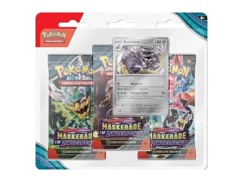 Pokémon Maskerade im Zwielicht Blister (Knattatox) - DE