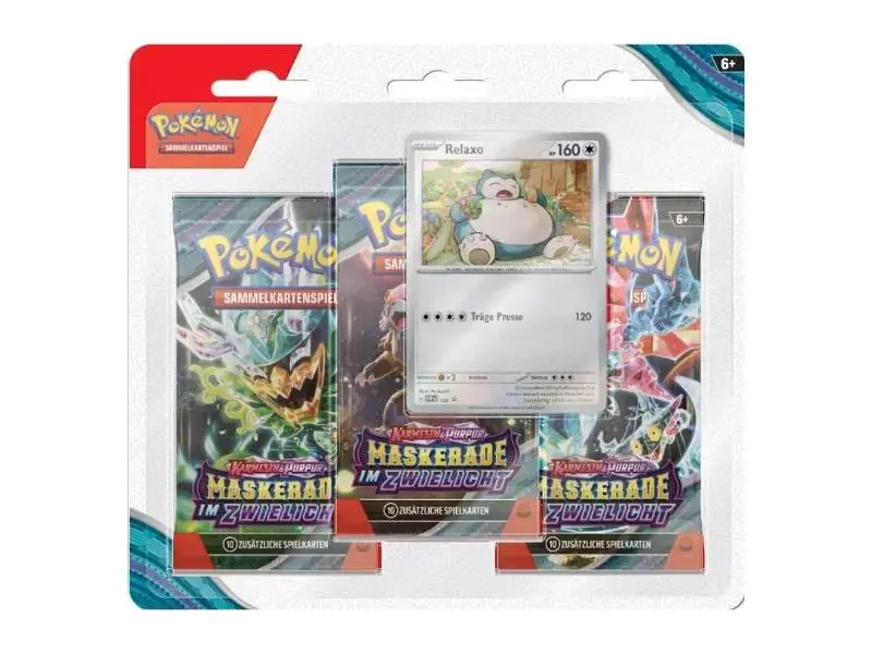 Pokémon Maskerade im Zwielicht Blister (Relaxo) - DE