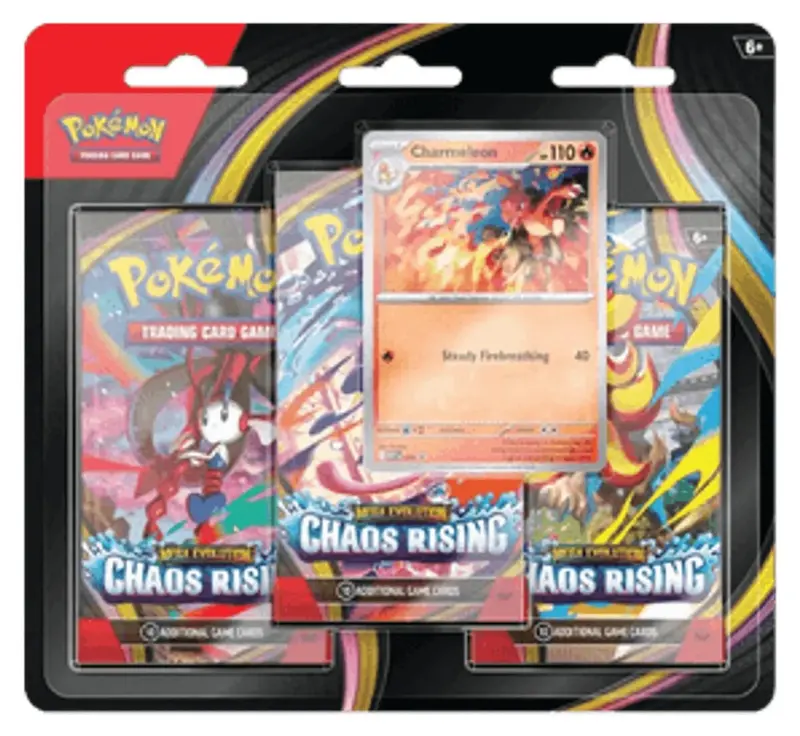 Pokemon - MEG04 Chaos Rising - 3er Blister Charmeleon [EN]