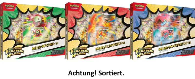 Pokémon Mega-Entwicklung EX Kollektion – 1 von 3 zufällig