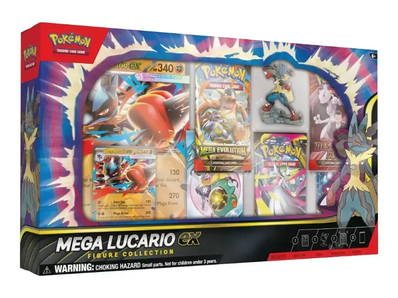 Pokemon Mega-Lucario-ex Figuren Box - EN