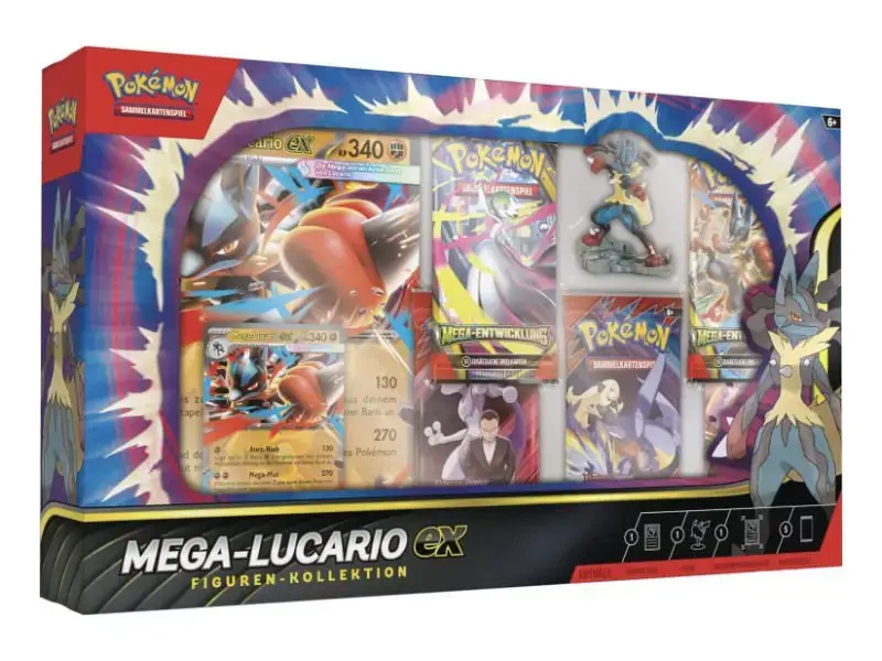 Pokemon Mega Lucario ex Figuren Kollektion Box - DE