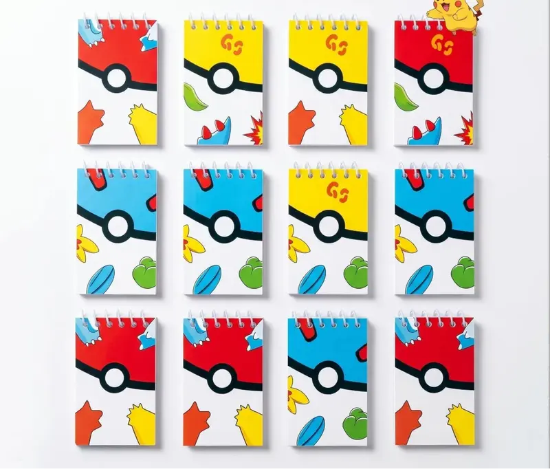 Pokémon Notizheft (12 oder 24 Stk.)