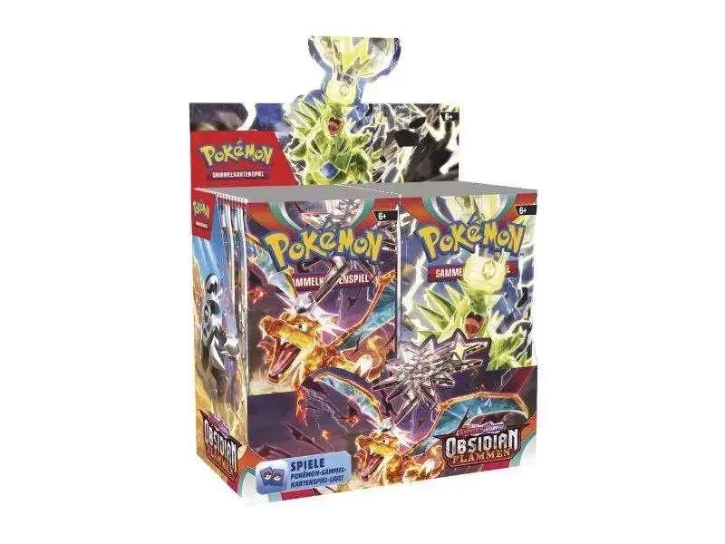 Pokemon Obsidian Flammen Booster Display - DE