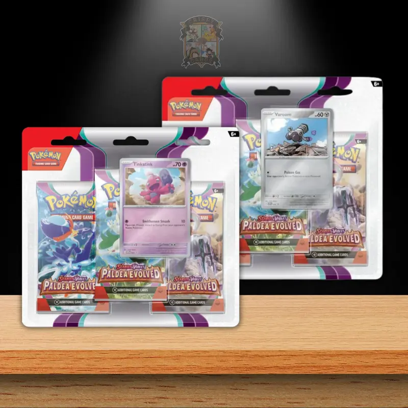 Pokémon Paldea Evolved 3-Pack Blister (ENG)