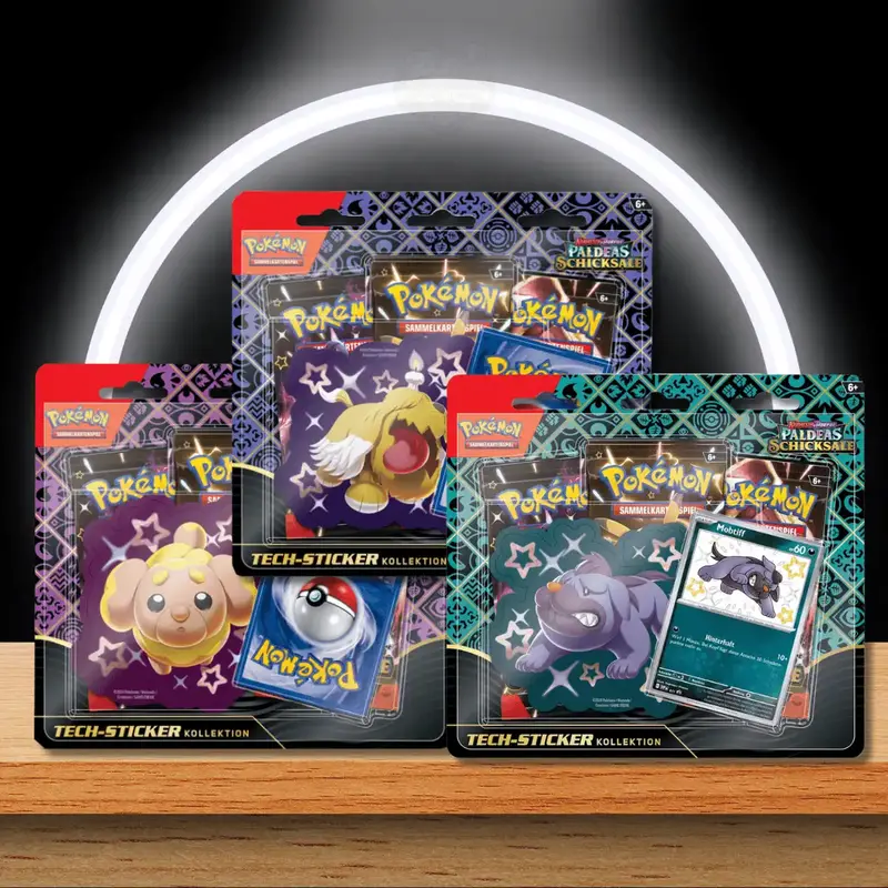 Pokémon Paldeas Schicksale Tech Sticker Kollektion (DE)