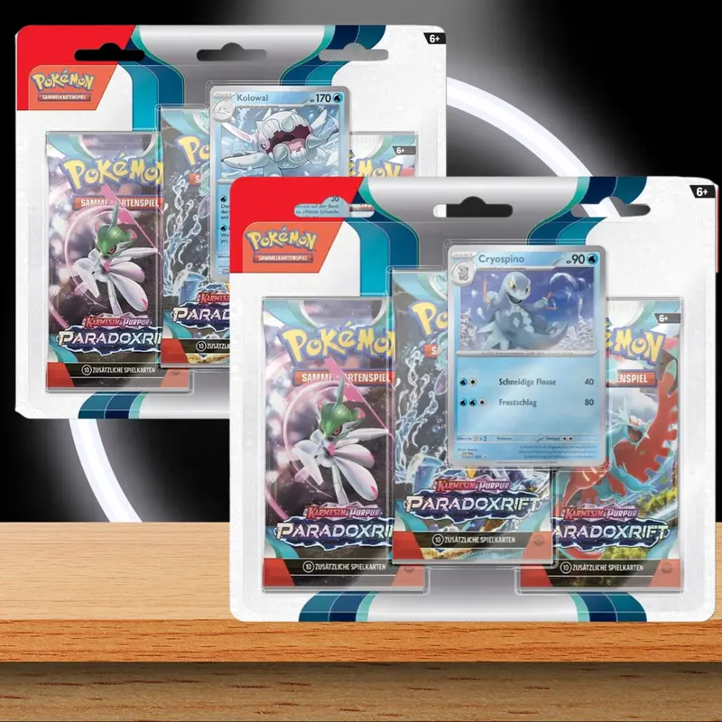 Pokémon Paradox Rift 3 Pack Blister (DE)