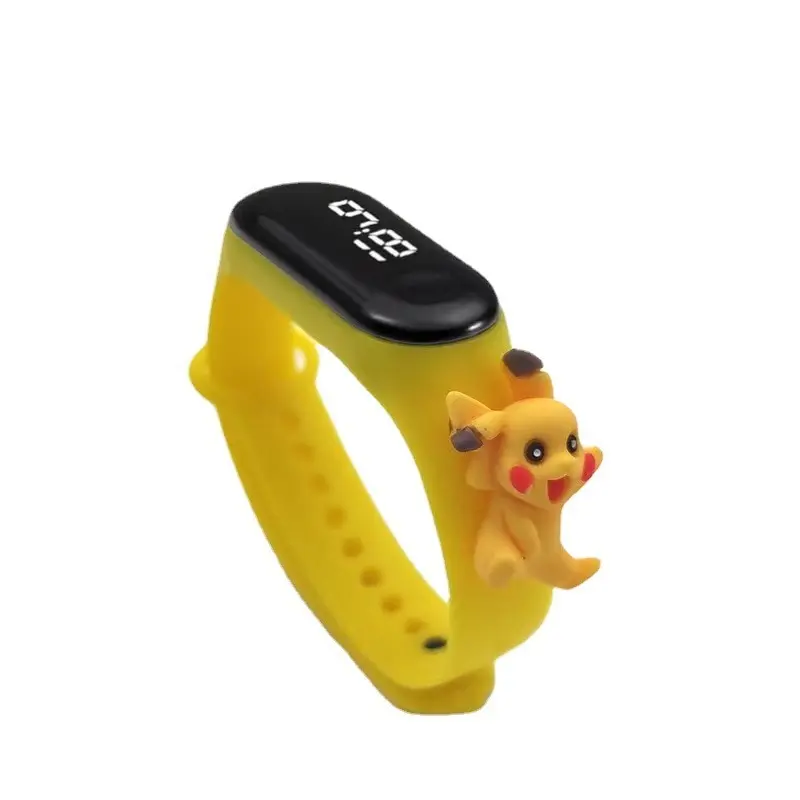 Pokémon Pikachu Armband mit Digital Uhr für Kinder