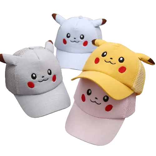 Pokemon Pikachu Kinder Mützen Baseball Cap (4-8 Jahre)