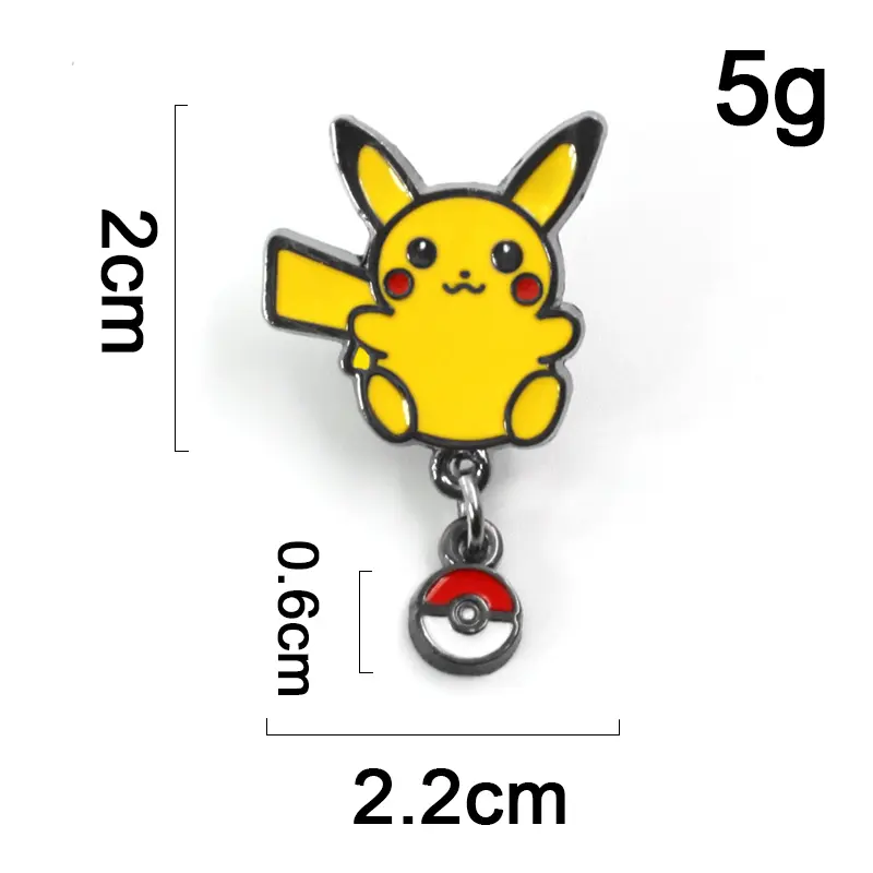 Pokemon Pikachu & Pokeball Badge - Pin