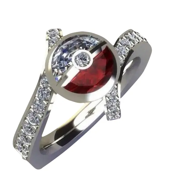 Pokemon Pokeball Ring
