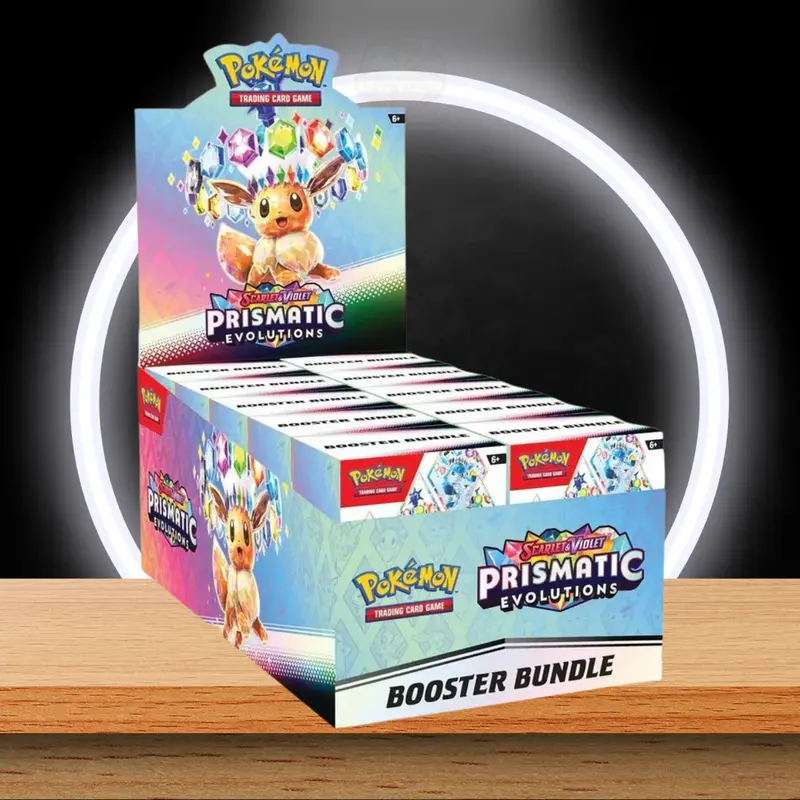 Pokémon Prismatic Evolutions Booster Bundle Display (ENG)