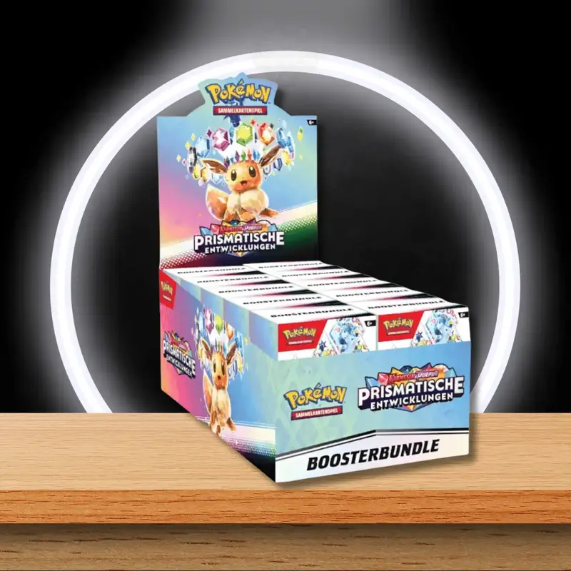 Pokémon Prismatische Entwicklungen Booster Bundle Display (DE)
