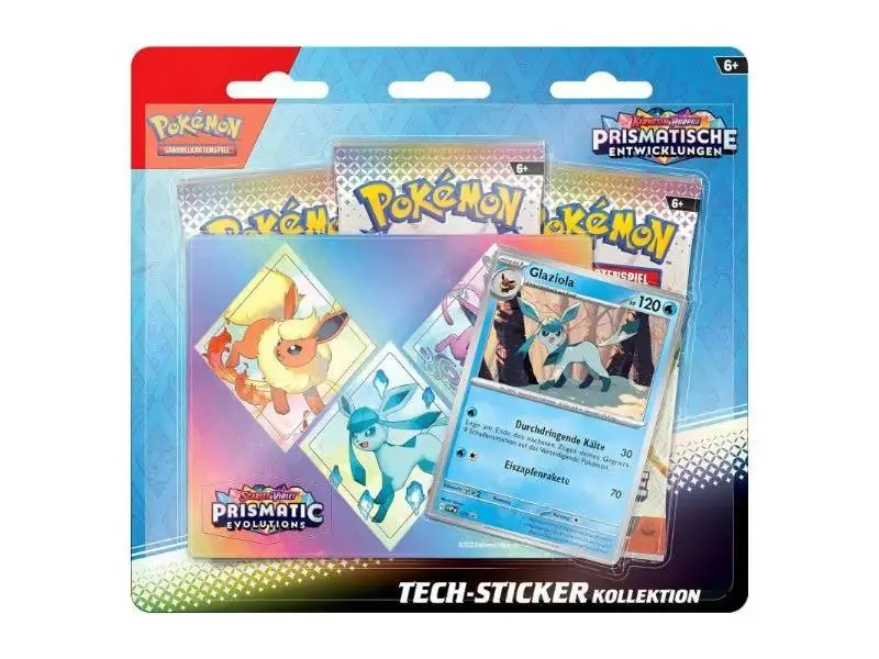 Pokémon Prismatische Entwicklungen Tech Sticker Kollektion - DE