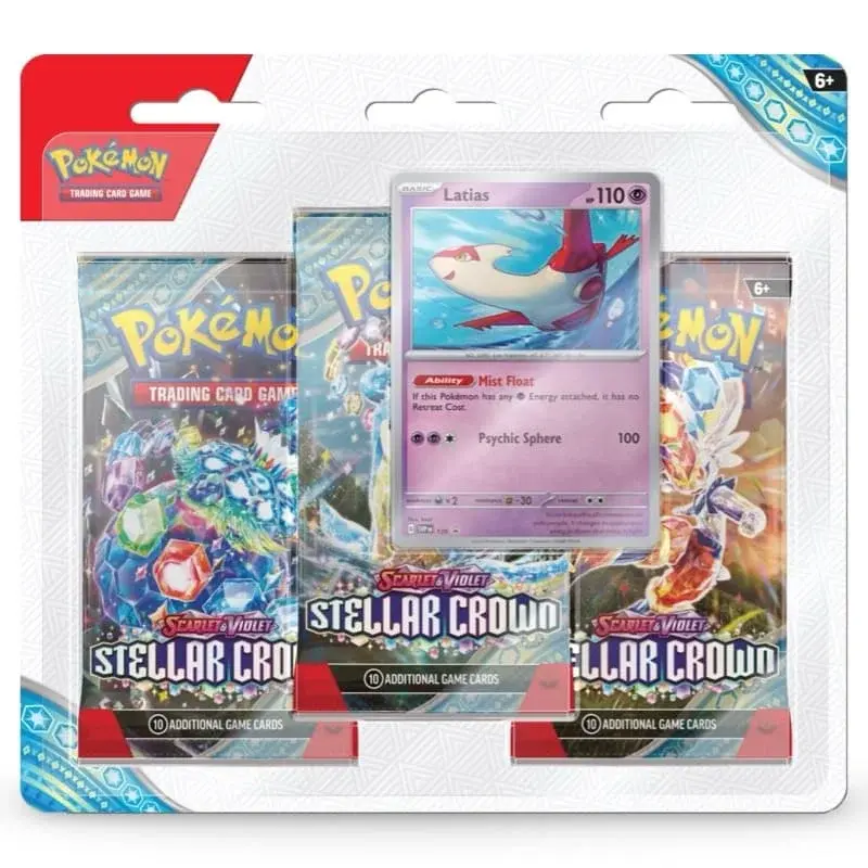 Pokémon - Scarlet & Violet - Stellar Crown - 3-Pack Blister - EN