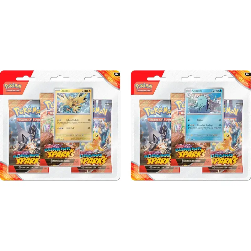 Pokémon - Scarlet & Violet - Surging Sparks - 3-Pack Blister - EN